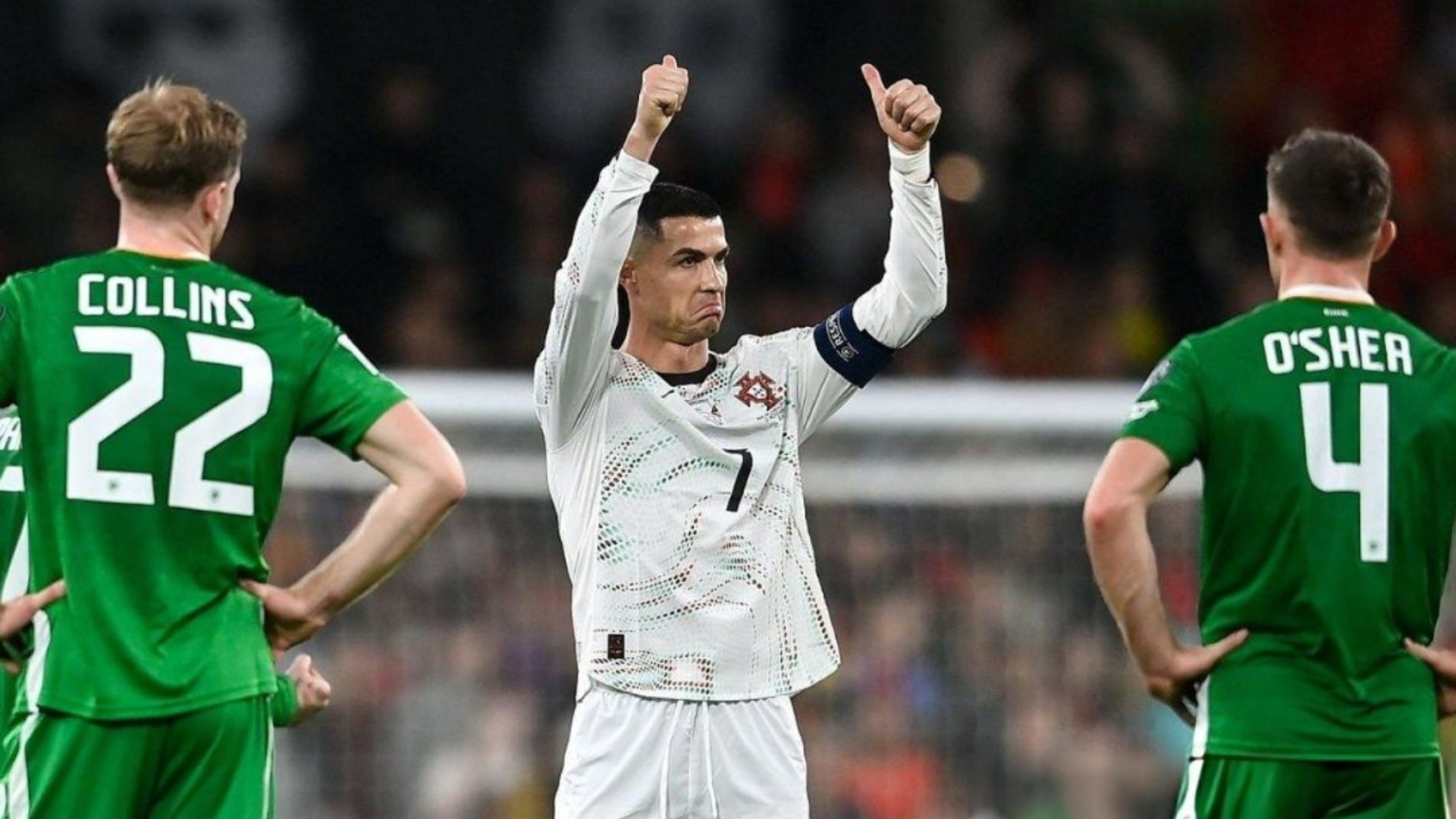 რონალდუს წითელი ბარათი - პორტუგალიამ ირლანდიასთან ქულები დაკარგა