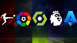 ევროპის ტოპ 5 საფეხბურთო ჩემპიონატის ისტორიული სატურნირო ცხრილები