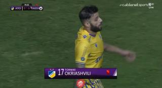 VIDEO: თორნიკე ოქრიაშვილის წითელი ბარათი კვიპროსის ჩემპიონატში