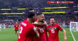 VIDEO: ელ ნესირიიიიი! მაროკოს ნაკრები პორტუგალიას ამარცხებს