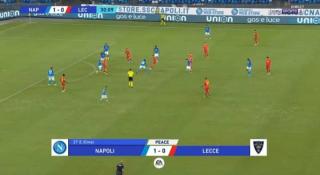 VIDEO: ყუმბარისებული გასროლა - კოლომბომ ნაპოლის ბრწყინვალე გოლი გაუტანა