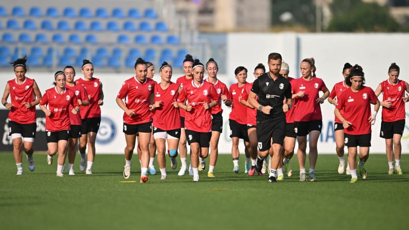 ქალთა ნაკრები საკვალიფიკაციო ეტაპის მატჩებისთვის მზადებას განაგრძობს